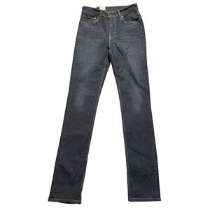 Levi's 511 Slim Fit Stretch Jeans Mens 32 x 36 Dark Wash Cotton Elastane